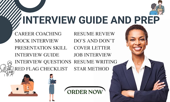 guide, coach for job interview, interview guide, interview prep, resume profile