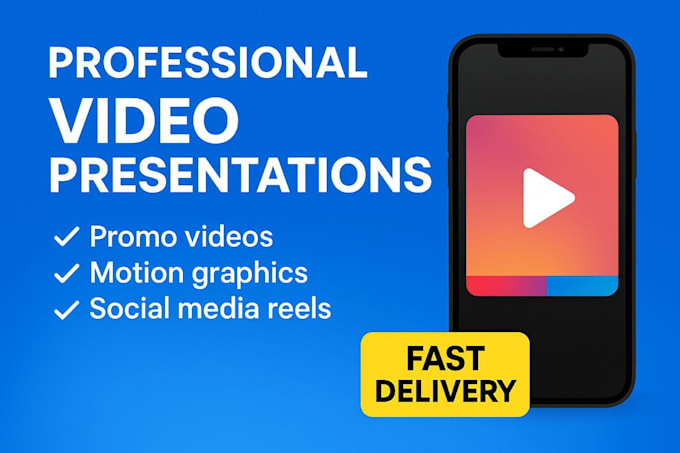 create a professional video presentation