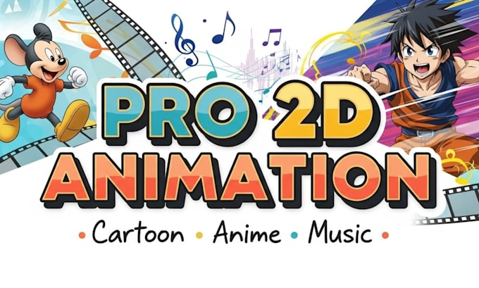 Hacer video de animación 2d, animación de dibujos animados, video ...