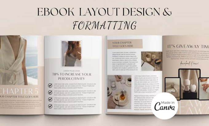 do a professional pdf ebook formatting and layout design