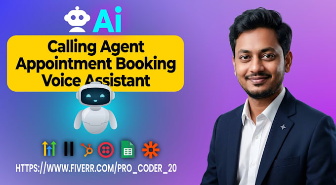 build an ai voice assistant, ai appointment booking,  ai calling agent