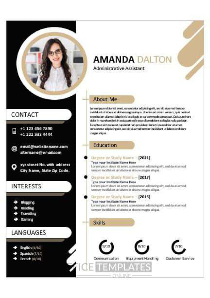 create posters, front pages of projects