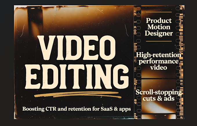 create high retention video ads and strategic motion graphics