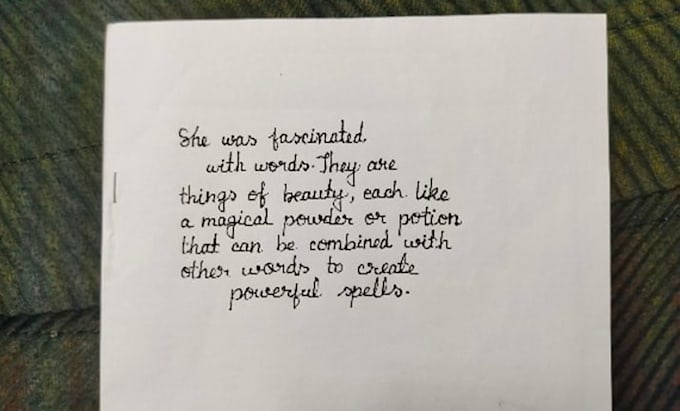 create elegant handwritten text for you