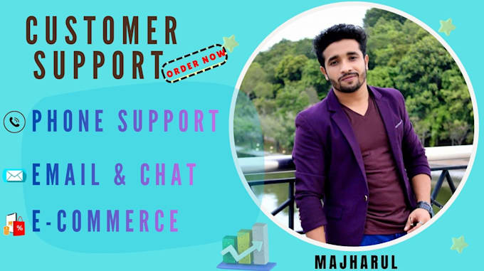 be your customer service support as a customer service agent