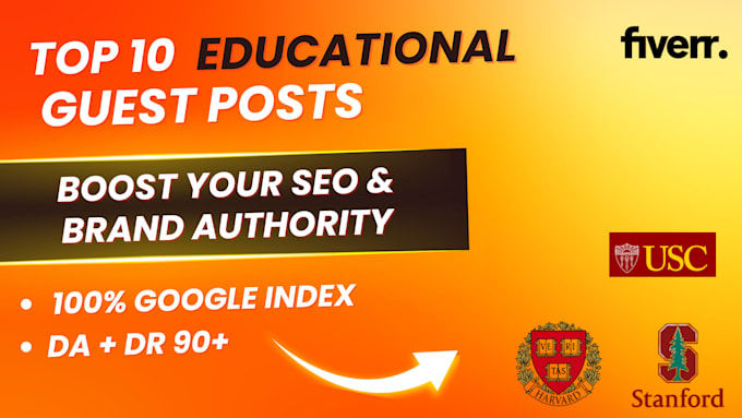 do edu guest posts on top educational institution