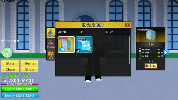 develop roblox game and script blox fruits