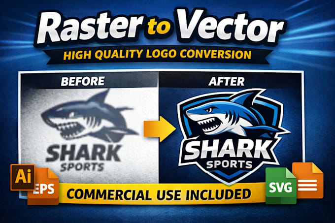 do adobe illustration vectorize logo and convert raster to vector manually