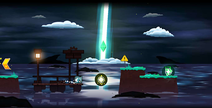 decorate a part of your level in geometry dash