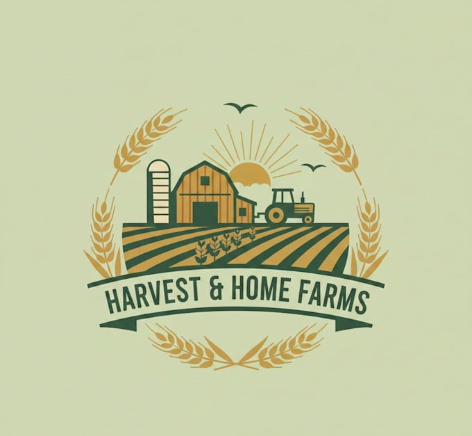 design a professional agriculture and farm logo