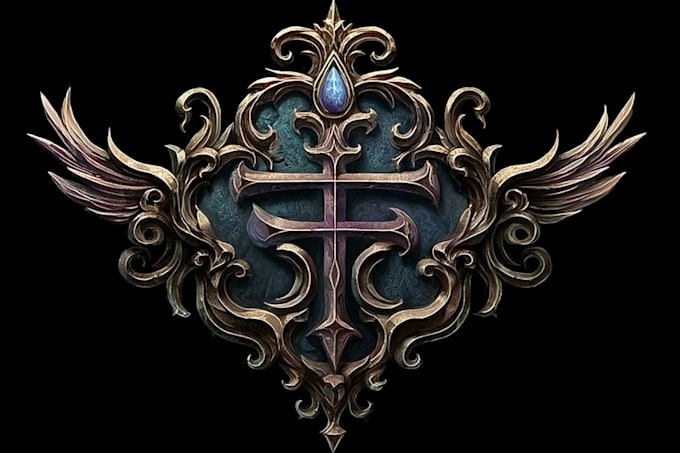 make a fantasy game logo