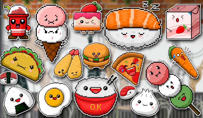 make cute and adorable stickers for you