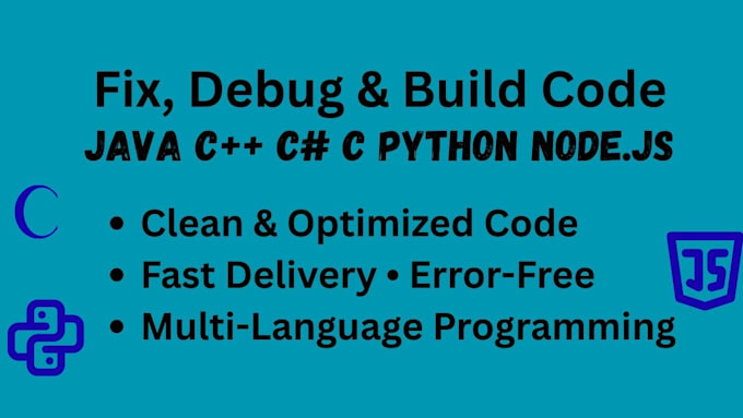 programming in java cplusplus csharp c python and nodejs