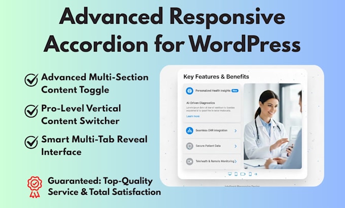 create an advanced responsive accordion for your wordpress site