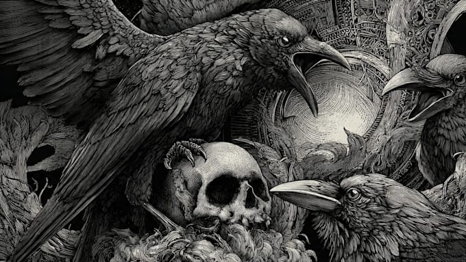 do best dark art illustration