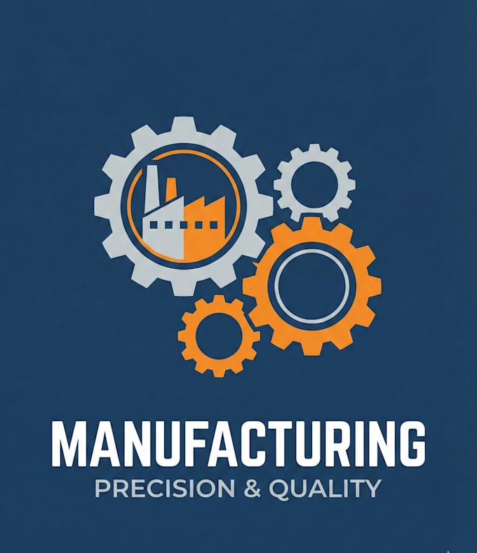 design a professional manufacturing logo for your industry