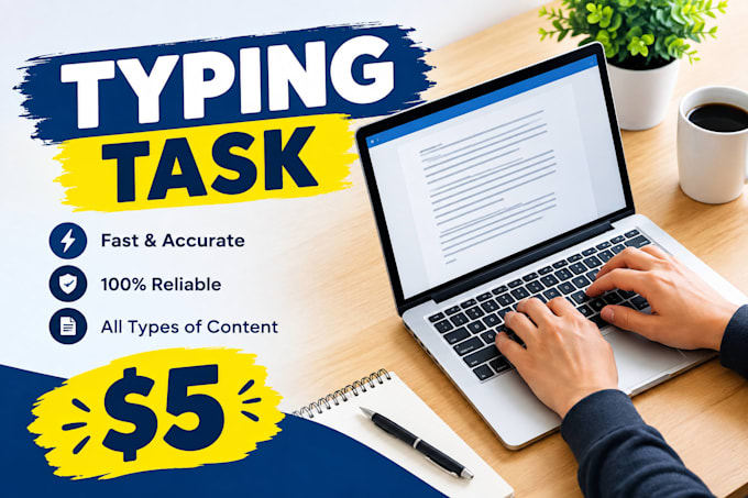 do rapid typing, retype, scanned documents typing, online fast typist