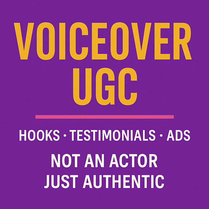 create natural ugc voiceovers and hooks
