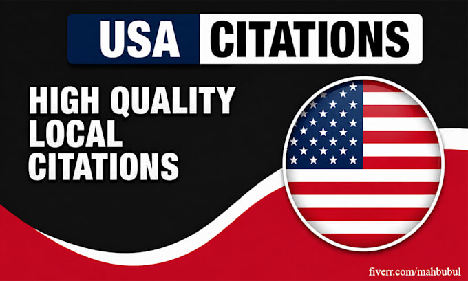 do 50 USA local citations backlinks for google local business seo