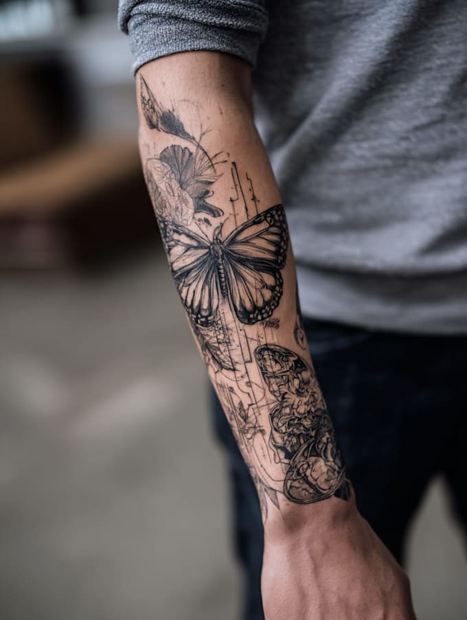 a tattoo design minimalist tattoo custom tattoo design