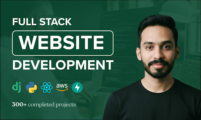 be a full stack web developer, python django react HTML