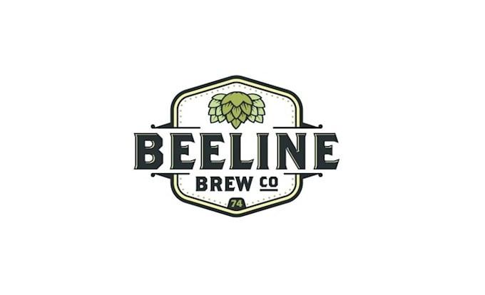 made traditional beeline brew company logo