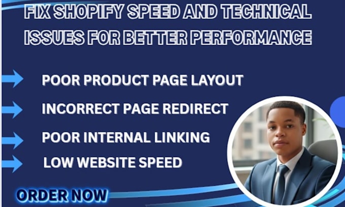 fix shopify speed and technical issues