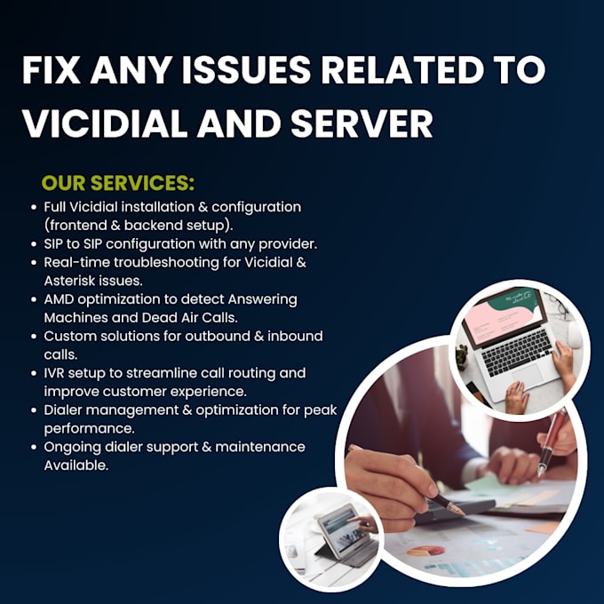 setup, configure, and troubleshoot vicidial dialer for your call center