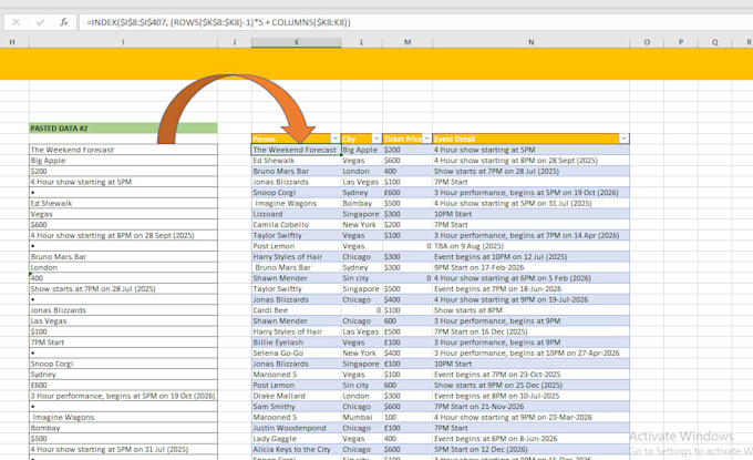 professionally clean, format and fix messy excel or CSV data