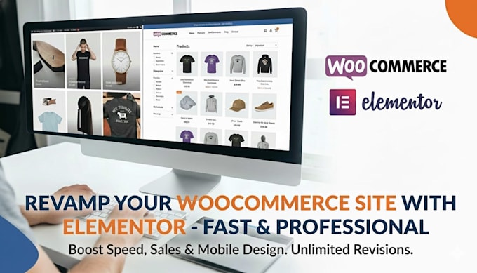 revamp your wordpress woocommerce site with elementor fast