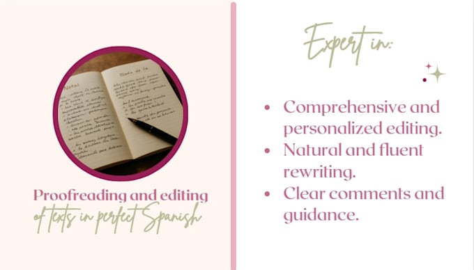 proofread, correct, and improve your spanish text to ensure clarity, accu