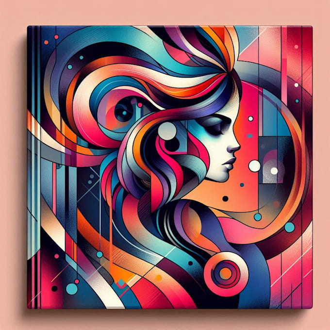 design and animate abstract album cover art