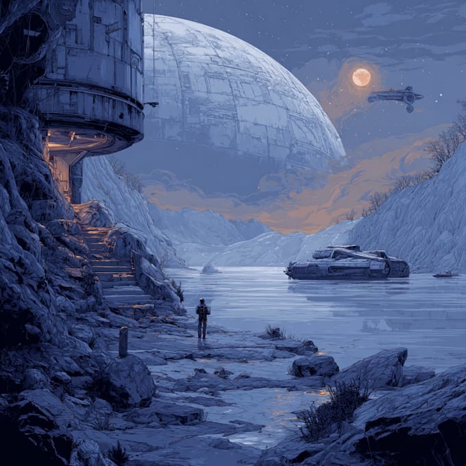 sci fi illustration and sci fi art