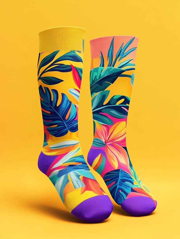 draw socks design unique socks design art for you