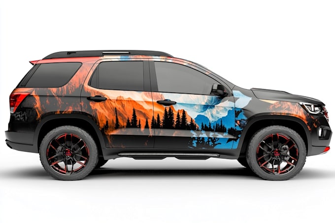 professional vehicle wrap design, car wrap