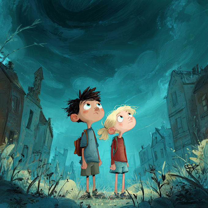 draw children book illustrations, comic illustrations