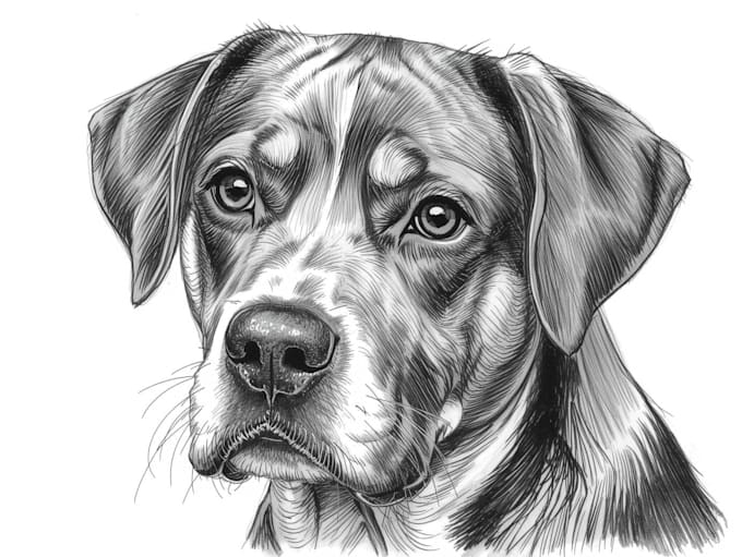 draw amazing line art for your pet