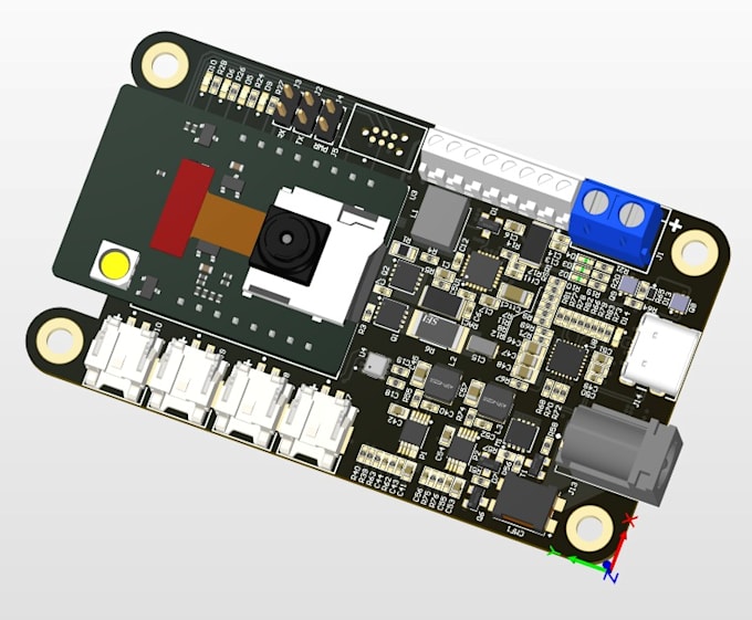 Design schematic, pcb boards, gerber files in altium, kicad and easyeda ...