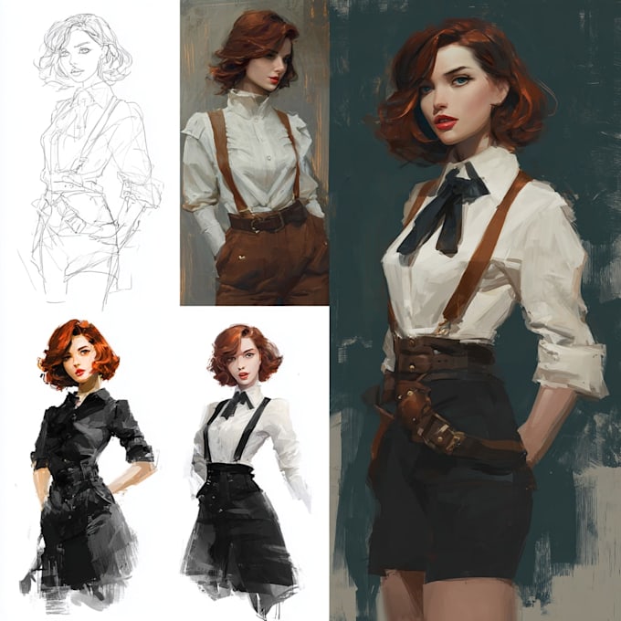 character illustration and concept art