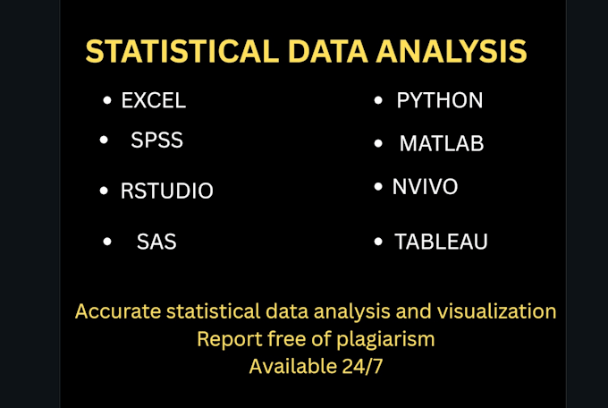 Do statistical data analysis using r, python, stata, spss by Nora ...