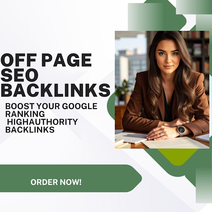 build high quality off page SEO backlinks