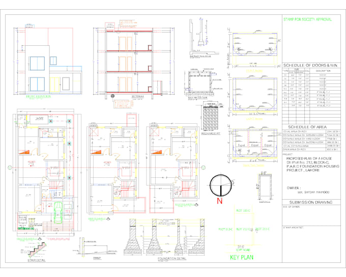 Do floor plan, elevation, architectural blueprint drawing in autocad ...