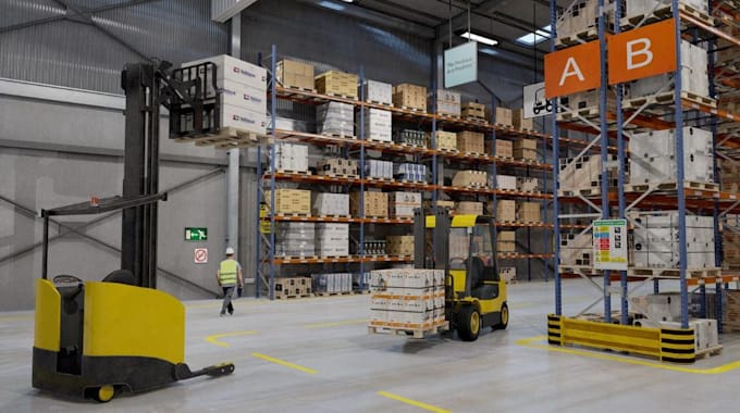 restyle warehouse cgi commercial interior architectural design rendering 3dmodel