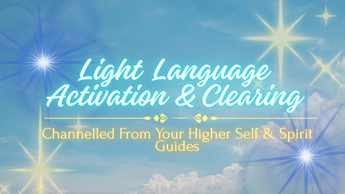 record a personalised light language activation