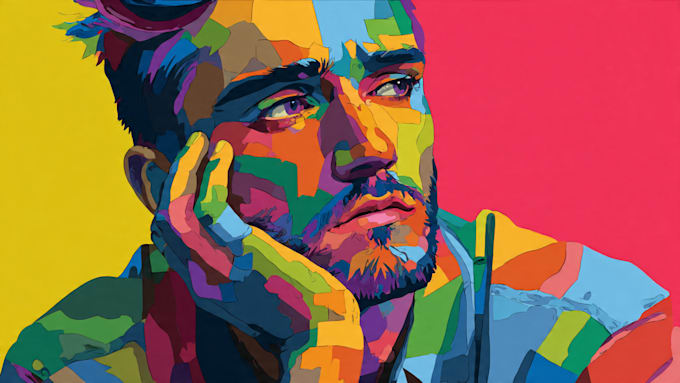 make a beautiful wpap pop art portrait