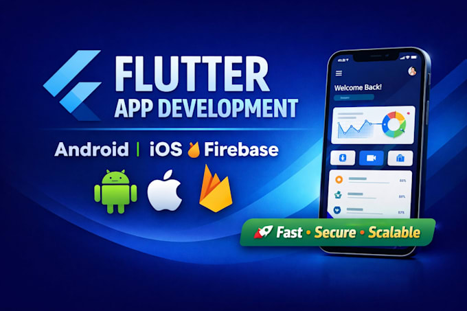 do flutter app development for students, small biz