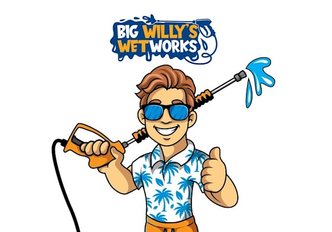 makes swimming pool, pool cleaning logo design