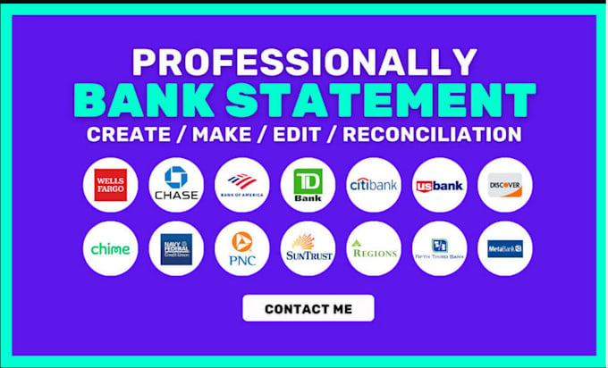 reconcile bank statement PDF to editable format