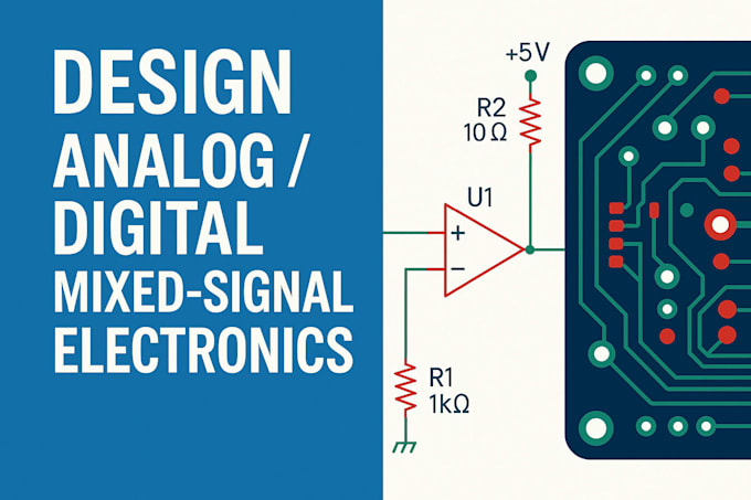 design analog, digital and mixed signal electronics