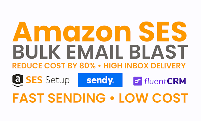 set up bulk email blast using amazon ses